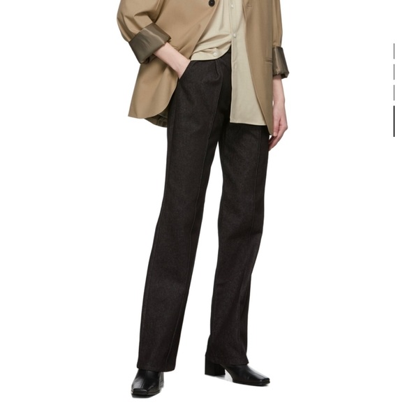 SOLD • Oct31 Wide Black Jeans - Picture 2 of 6